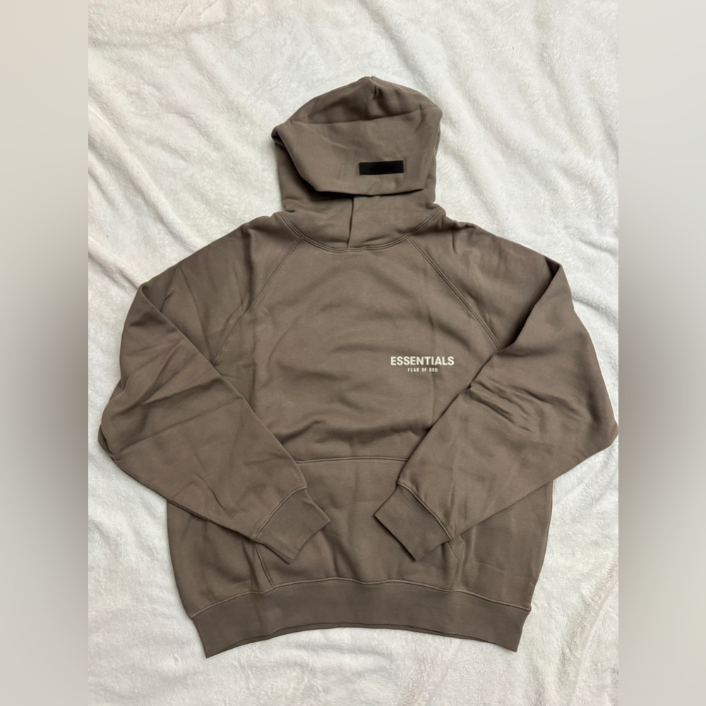 Fear of God Essentials Desert Taupe Brown Hoodie